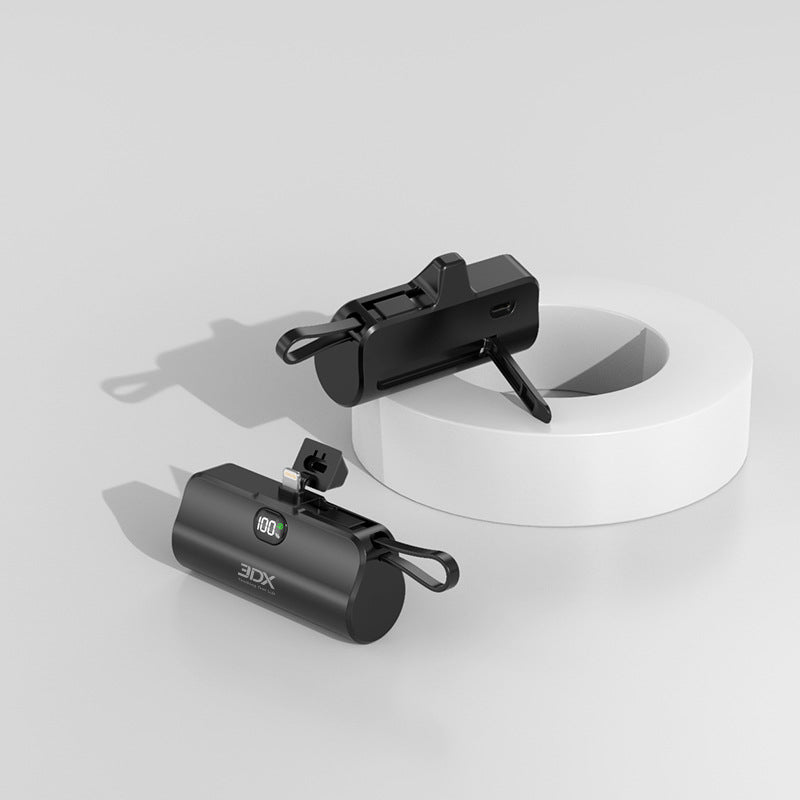 Three-in-one tail plug capsule power bank